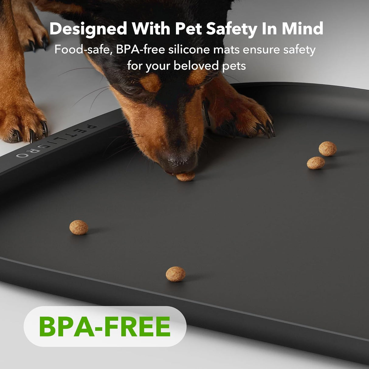 Tapete de comida para gato de borde elevado PLPM001 PETLIBRO