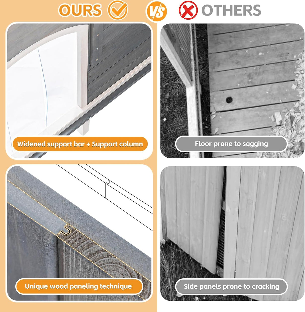 Casa para perros para exteriores no requiere herramientas