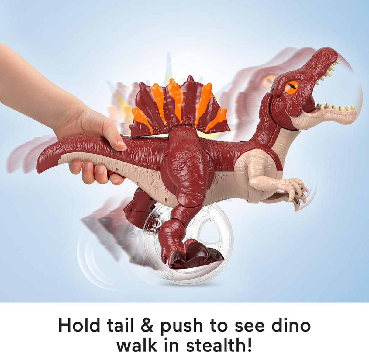 Dinosaurio Jurassic World Fisher-Price Imaginext con movimiento
