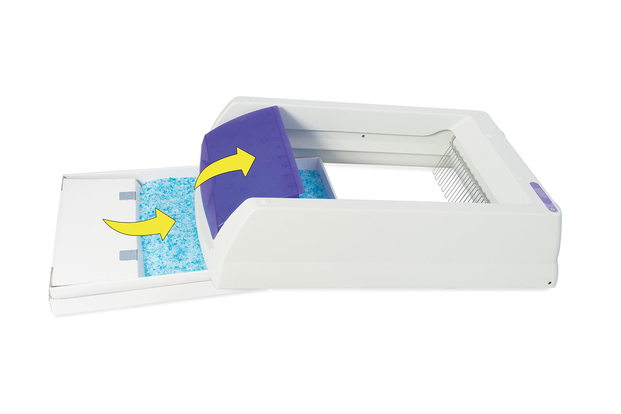 Recambios de la bandeja de arena para gatos.