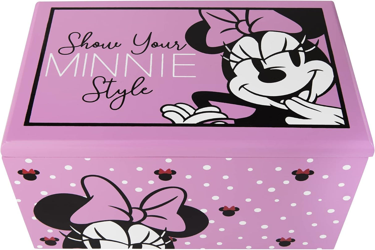 Caja organizadora de joyas de Minnie Mouse, modelo VX700651L