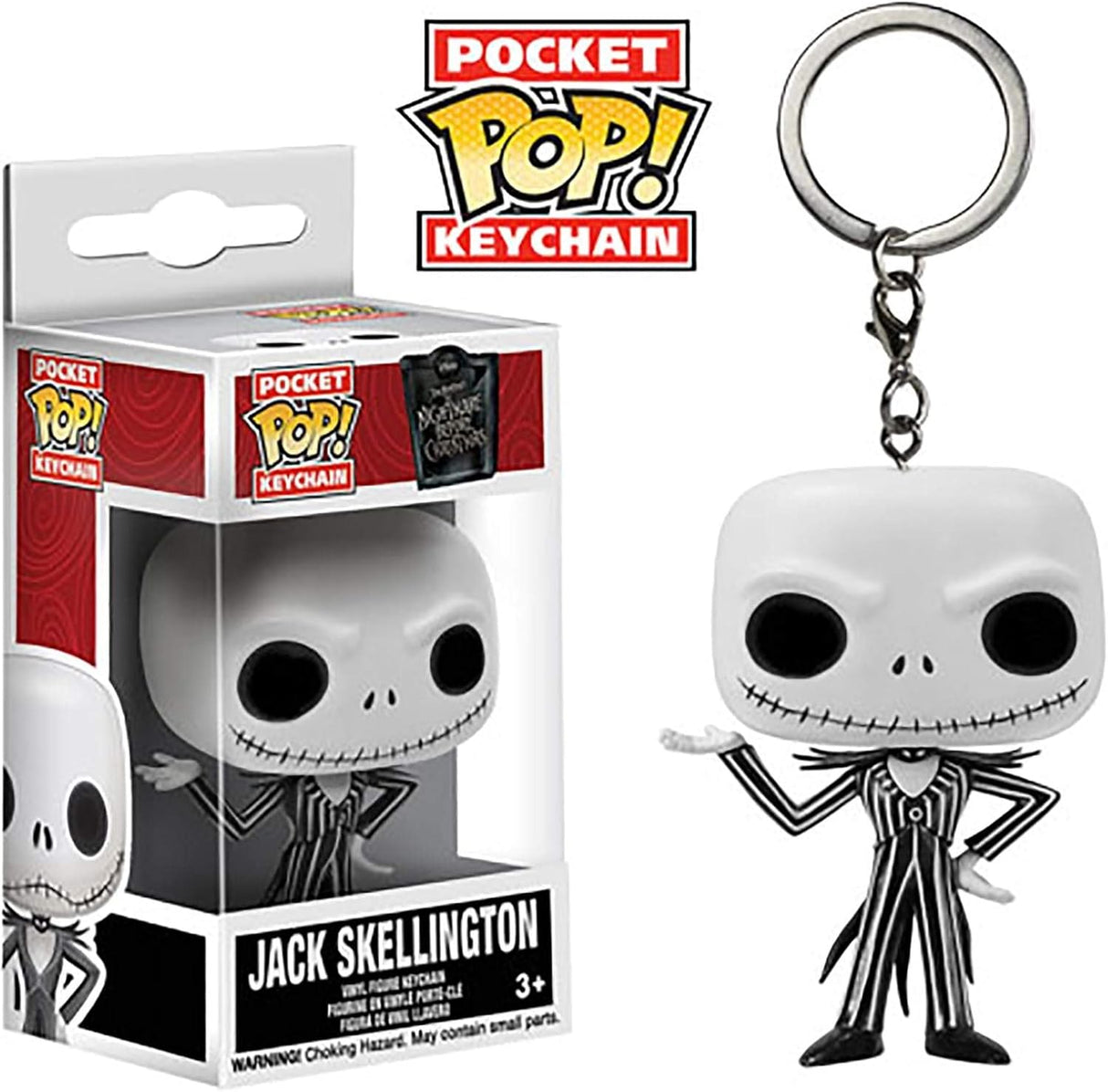 Llavero Pocket Pop! Jack Skellington Disney - The Nightmare Before Christmas