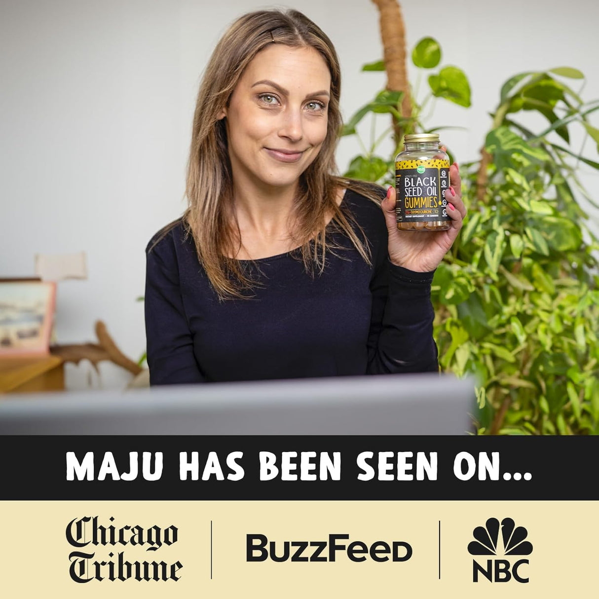 Gummies de Aceite de Semilla Negra MAJU, 500mg, 90ct