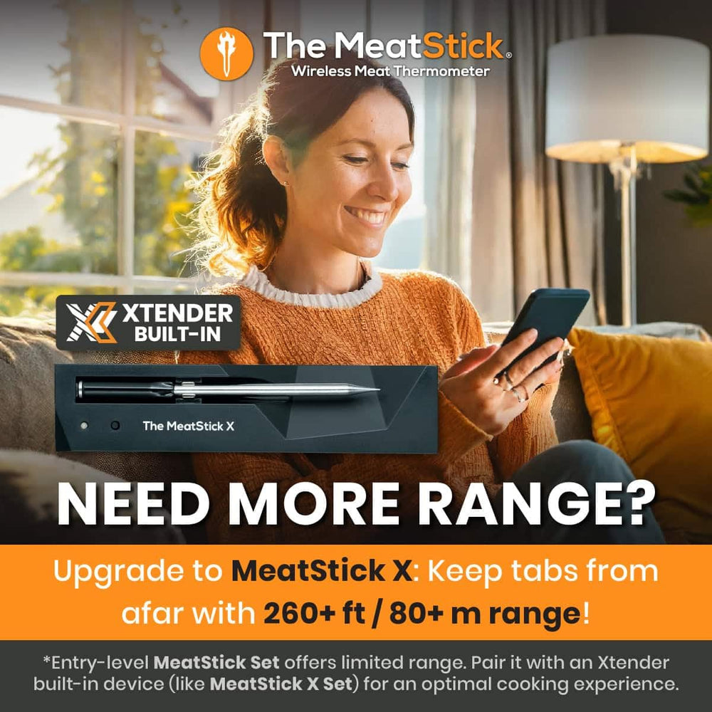 Termómetro Inalámbrico para Carne MeatStick - Grilling y Horno