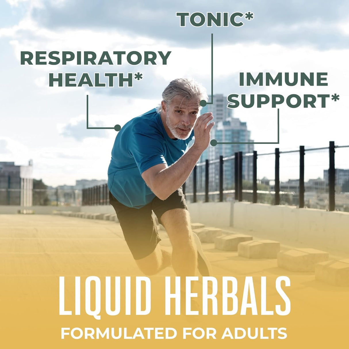 Suplemento líquidas orgánicas para la salud respiratoria 1oz