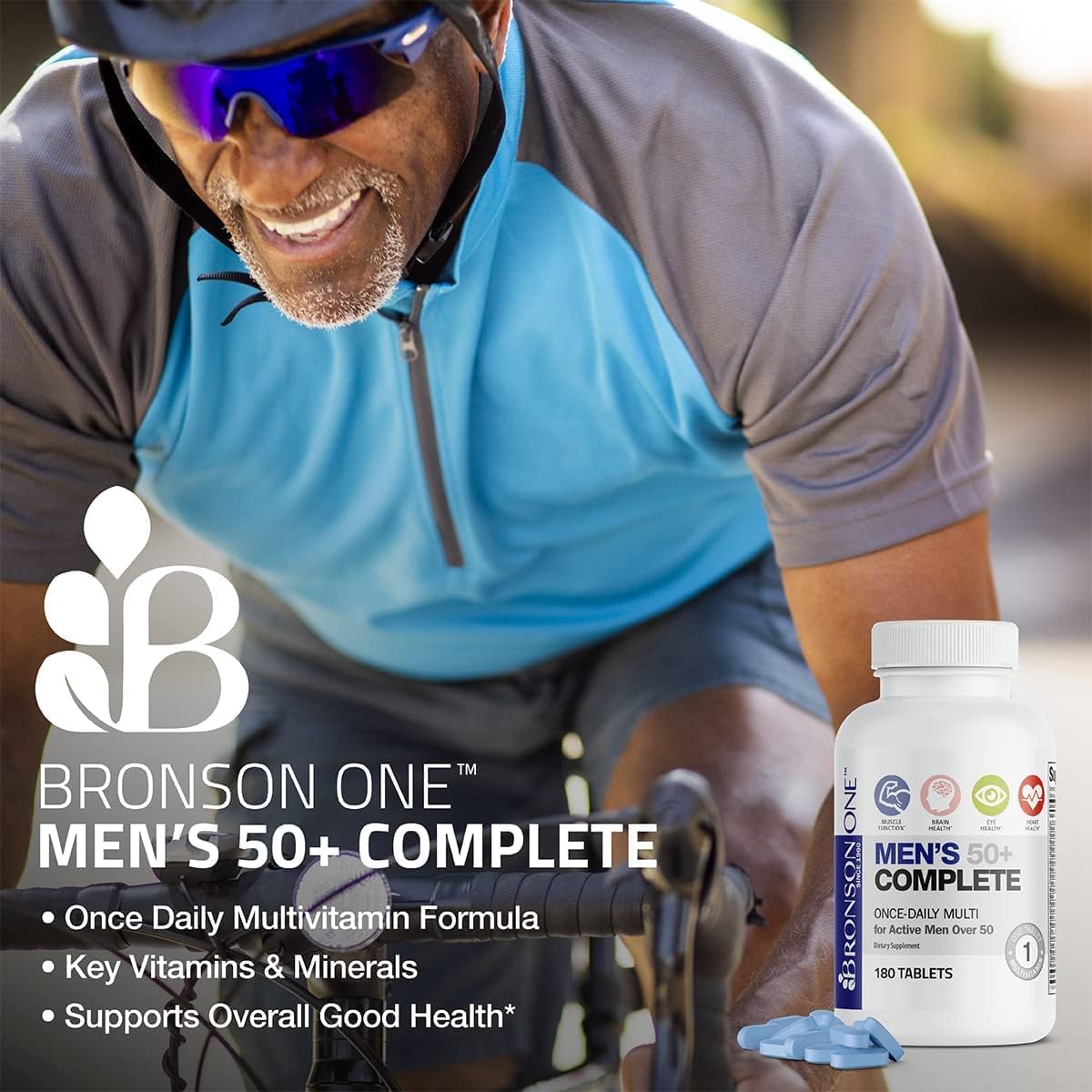 Multivitamínico Completo Bronson ONE Daily 50+ 90 Tabletas