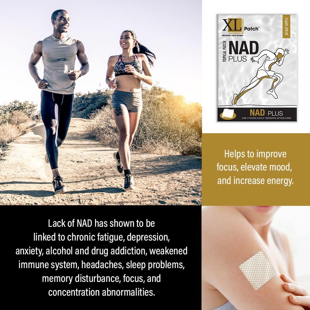 Suplemento NAD Plus Patch de XLPatch suministro de 30 días