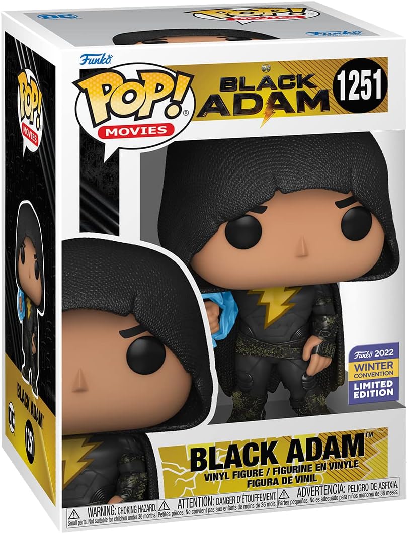 Funko Pop! Películas: Black Adam - Exclusivo Convención Invierno