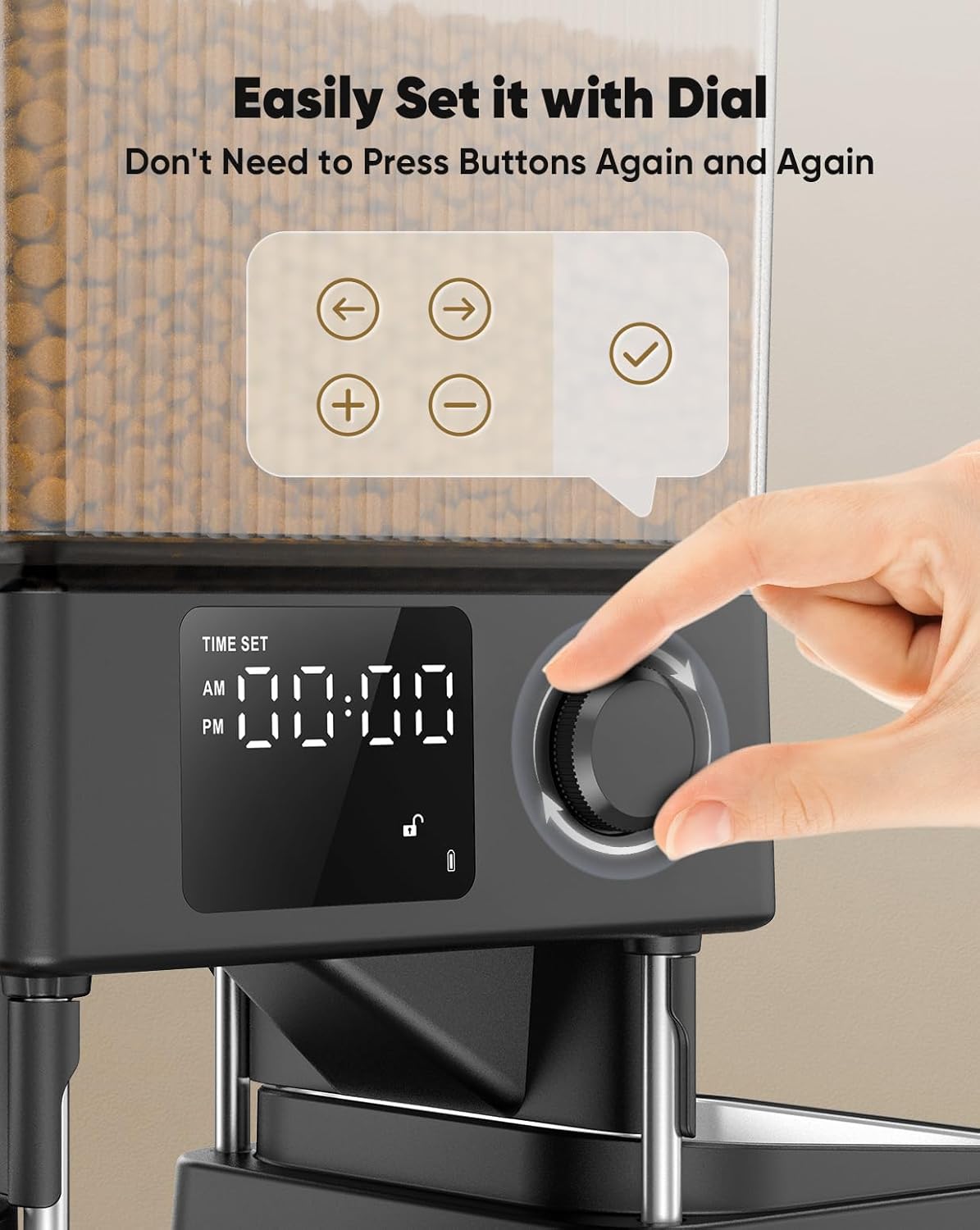 Comedero Automático para Gatos oneisall 20 Tazas/5L Model: 2023