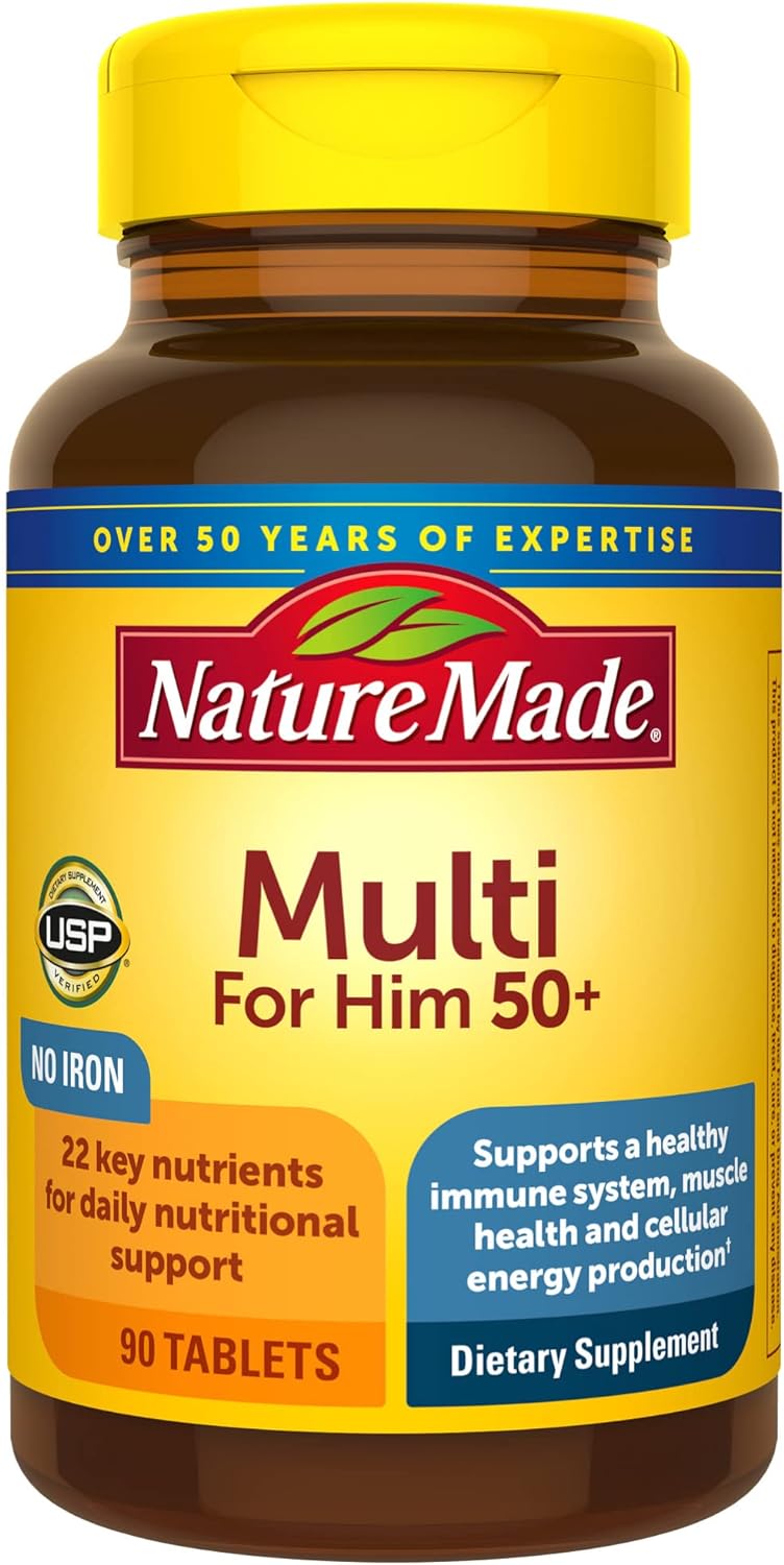 Suplemento Multi para Él 50+ Vitaminas y Minerales