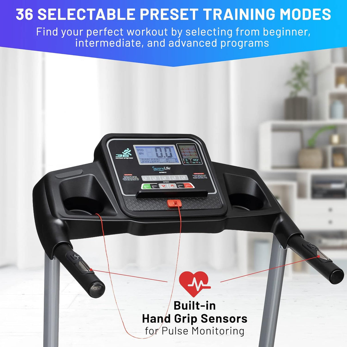 Caminadoras plegable de ejercicio SERENELIFE SLFTRD418