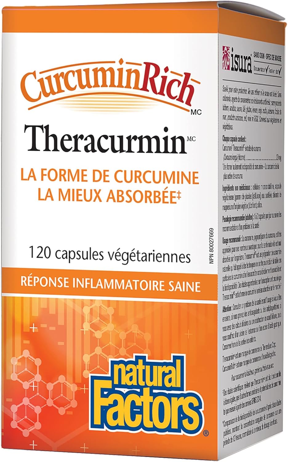 Suplementos Alimenticios de Cúrcuma 120 cápsulas