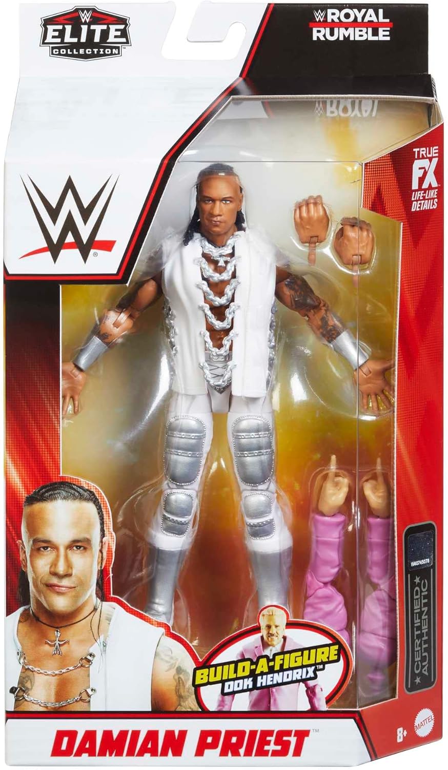 Figuras de Acción WWE Elite Damian Priest con Accesorios HKP17