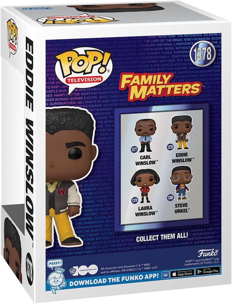 Funko Pop! TV: WB 100 - Family Matters, Eddie Winslow Figura