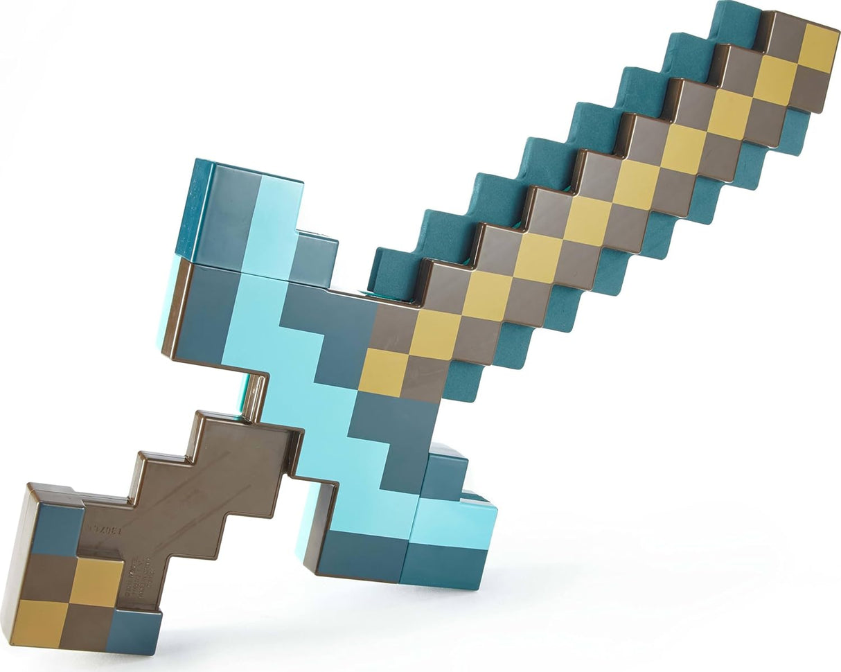 Espada y pico transformables Mattel Minecraft, 2 en 1, exclusivo Amazon