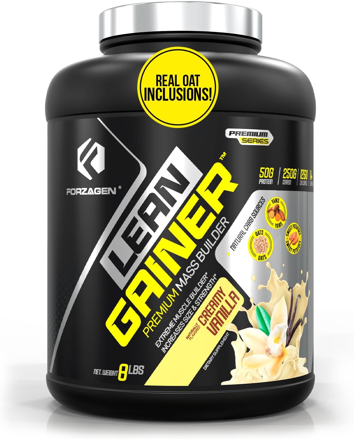Forzagen Lean Gainer Premium Masa Ganadora Proteína 8 lb
