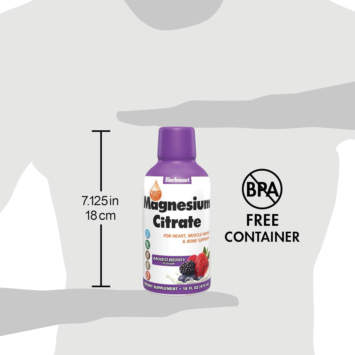 Suplementos Alimenticios Citrato de magnesio líquido