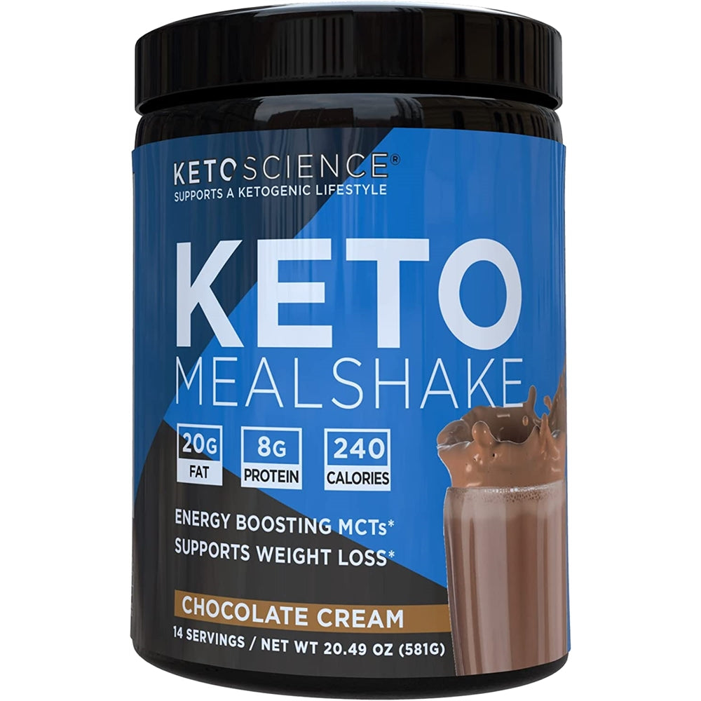 Suplemento Keto Science de chocolate para batido de comida