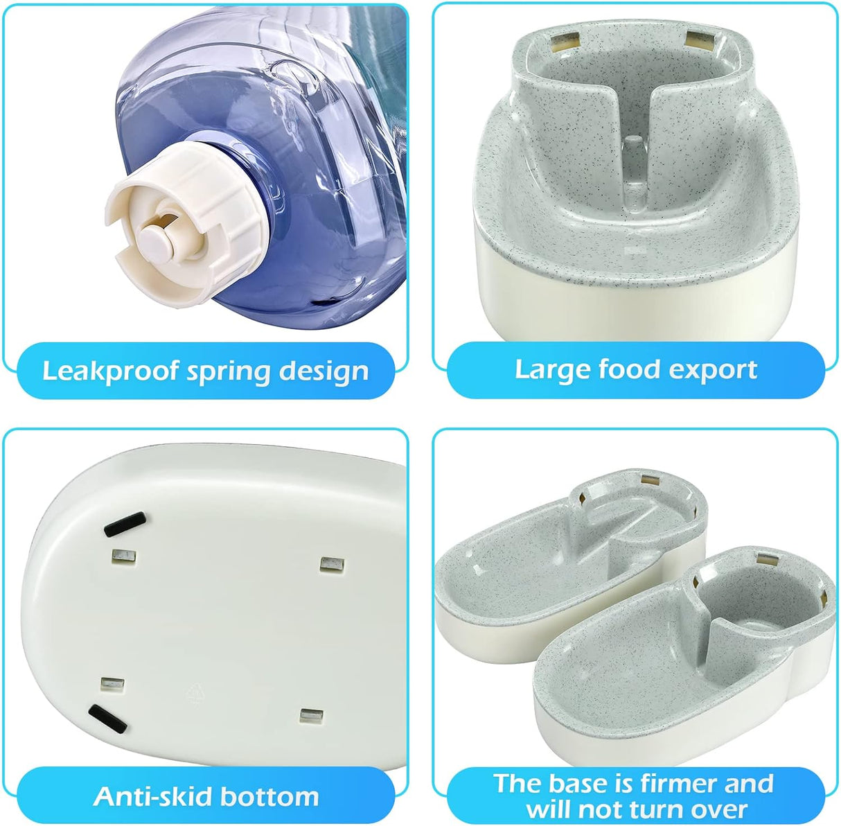 Comedero automático para gatos y dispensador de agua