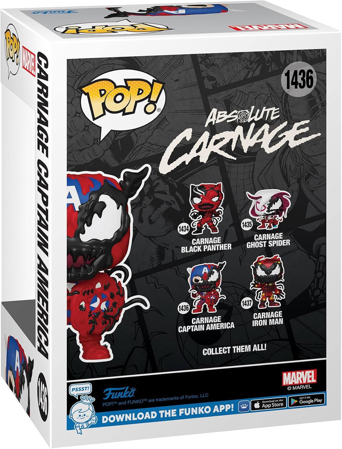 Funko Pop! Marvel: Carnage - Capitán América (Edición Especial)