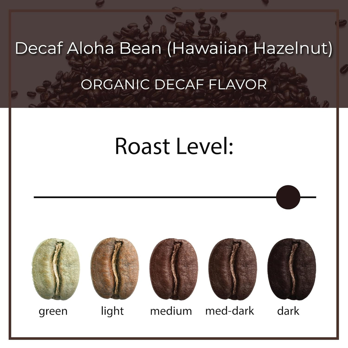 Café Molido Orgánico Descafeinado Aloha Bean 16 oz, The Bean