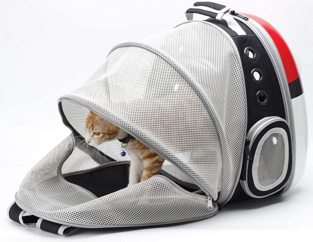 Mochila expandible para gatos cápsula espacial astronauta