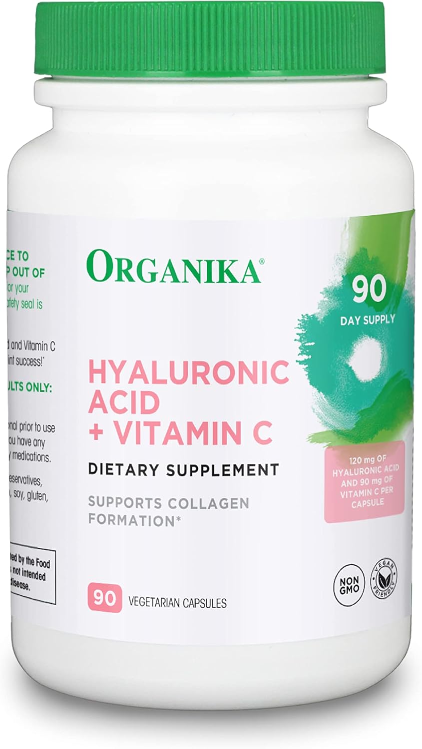 Organika Ácido hialurónico con vitamina C 120mg