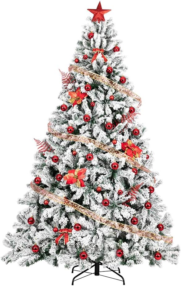 Árbol de Navidad Bonnlo 6 FT Pino Artificial 1050 Puntas Modelo