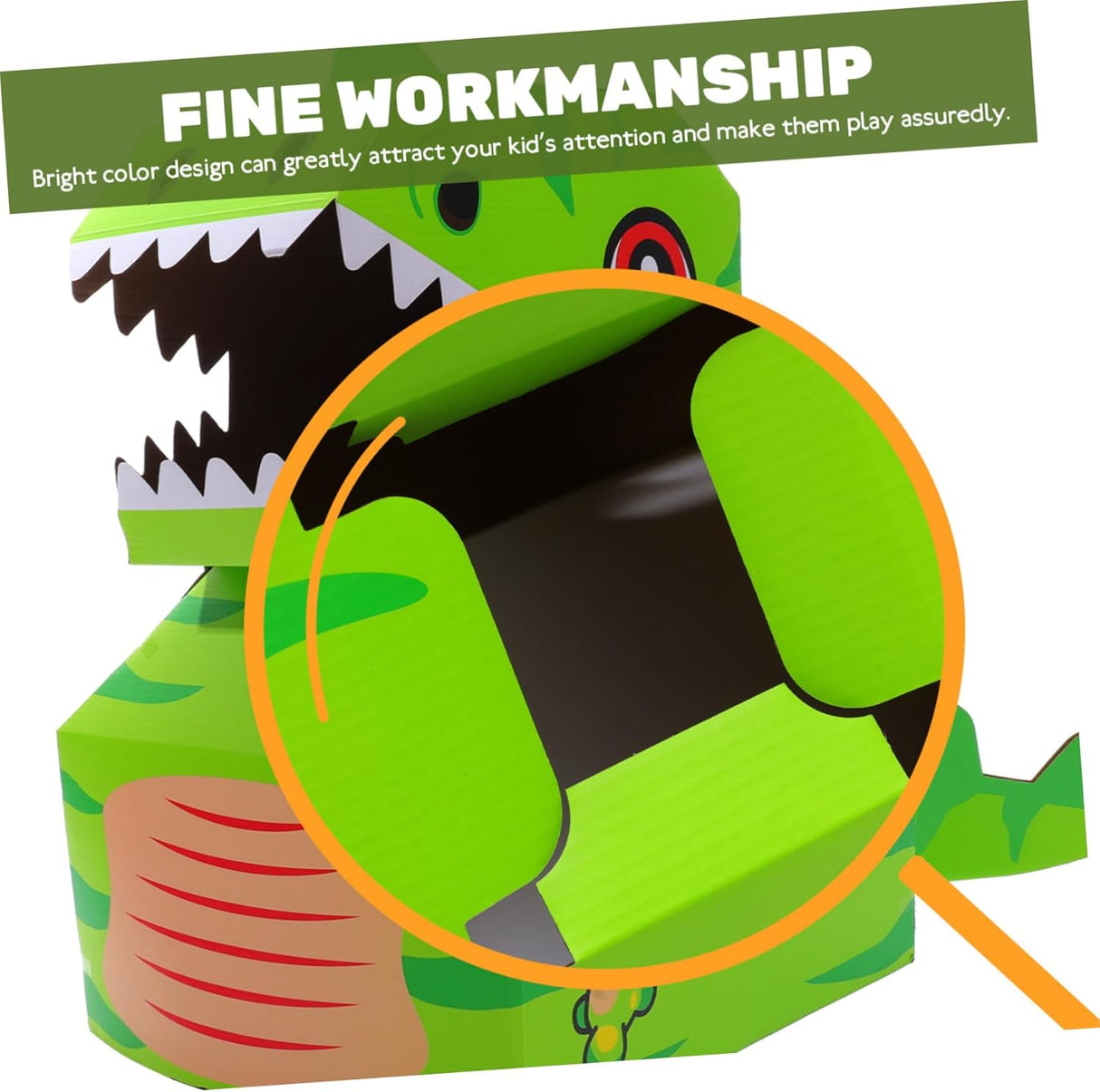 Disfraz Dinosaurio para Niños, Cartón, Modelo DIY