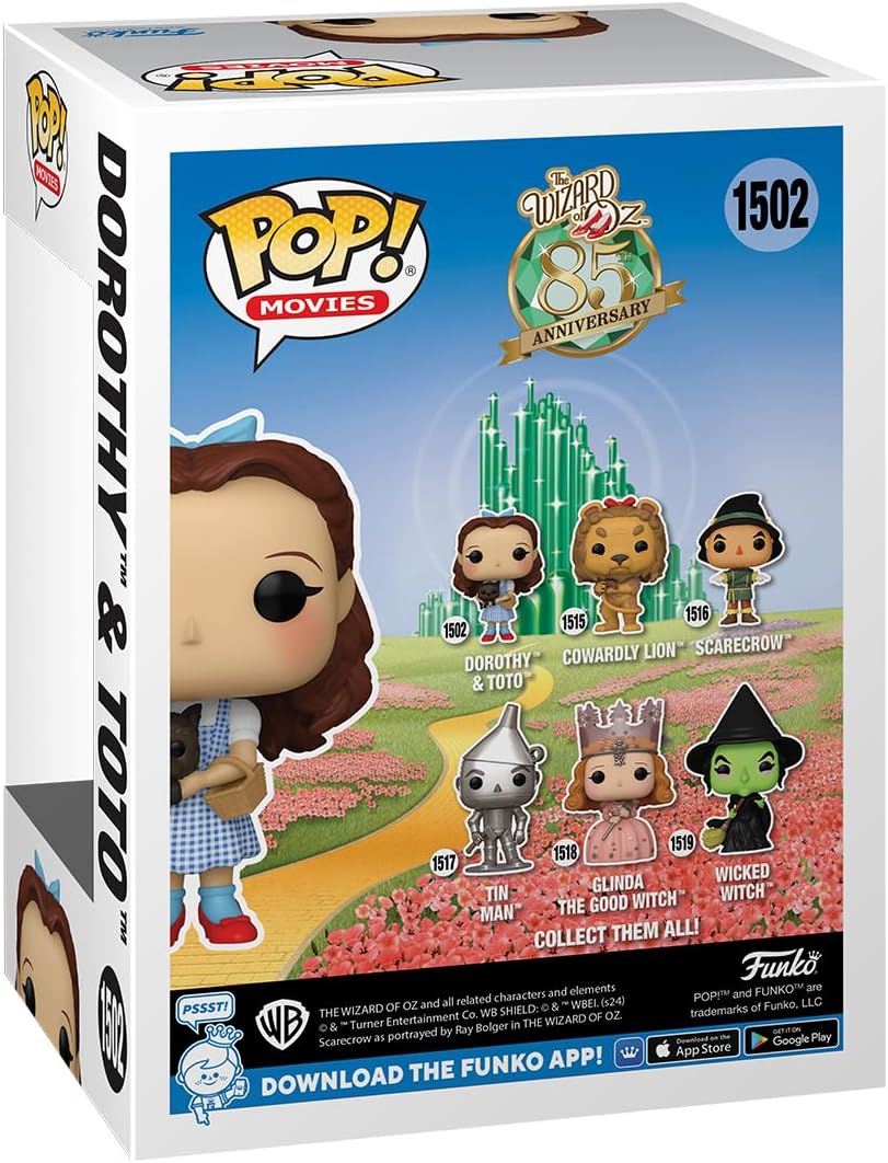 Funko Pop! Dorothy y Toto - 85 Aniversario, El Mago de Oz