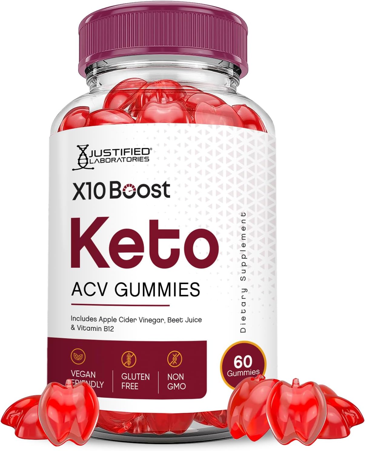 Gummies Fórmula avanzada de 1000 mg X 10 Boost Keto Gummies