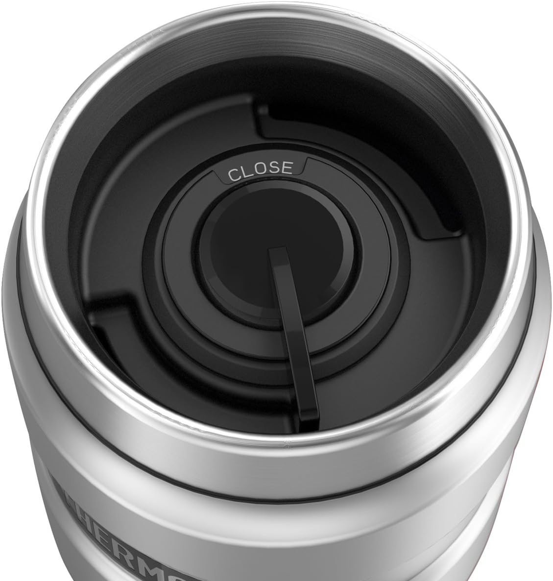 Taza de viaje aislante al vacío, acero inoxidable, 16 oz