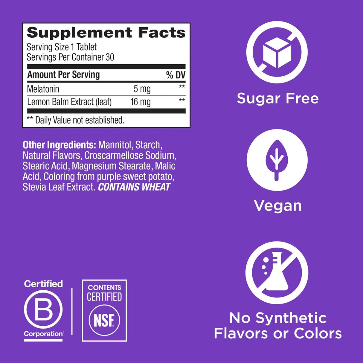 OLLY Tabletas de disolución rápida para dormir extra fuerte