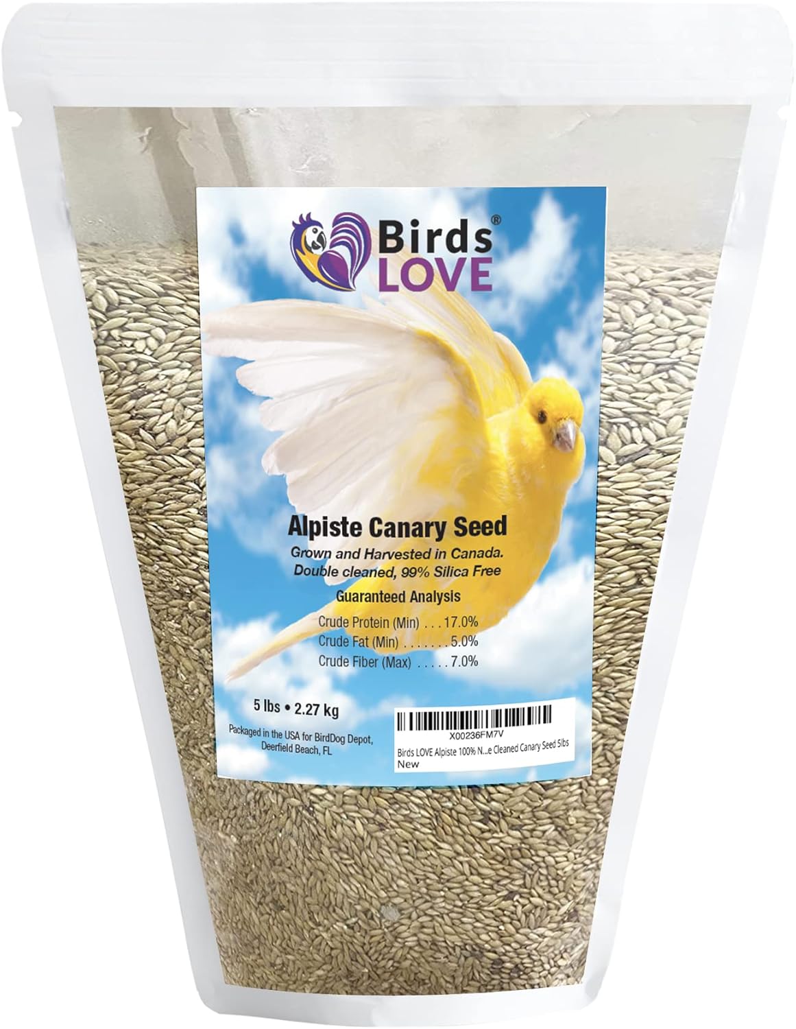 Birds LOVE Alpiste - limpieza para canarios y pájaros pinzon