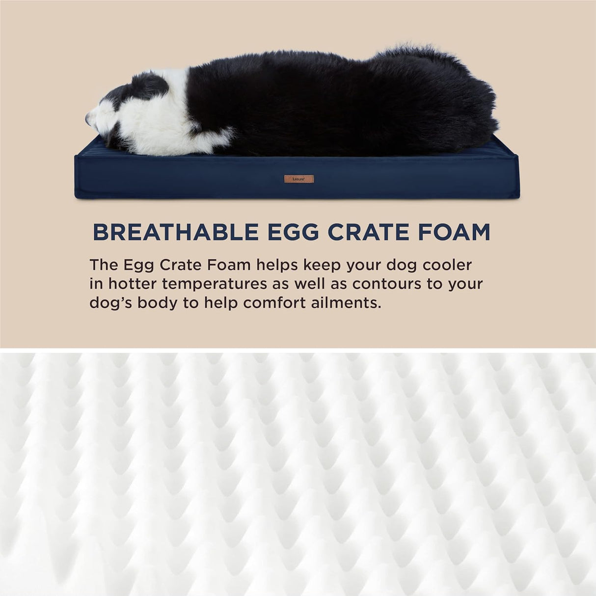 Cama impermeable para perros grandes de tela Oxford