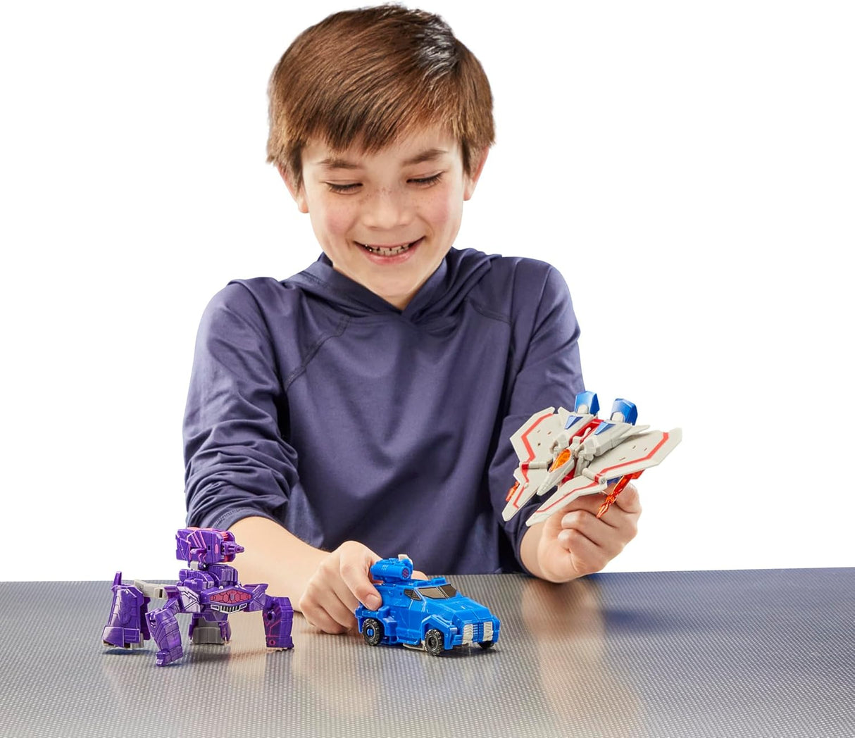 Figuras Transformers Decepticon 3-Pack, Starscream, Shockwave, Soundwave