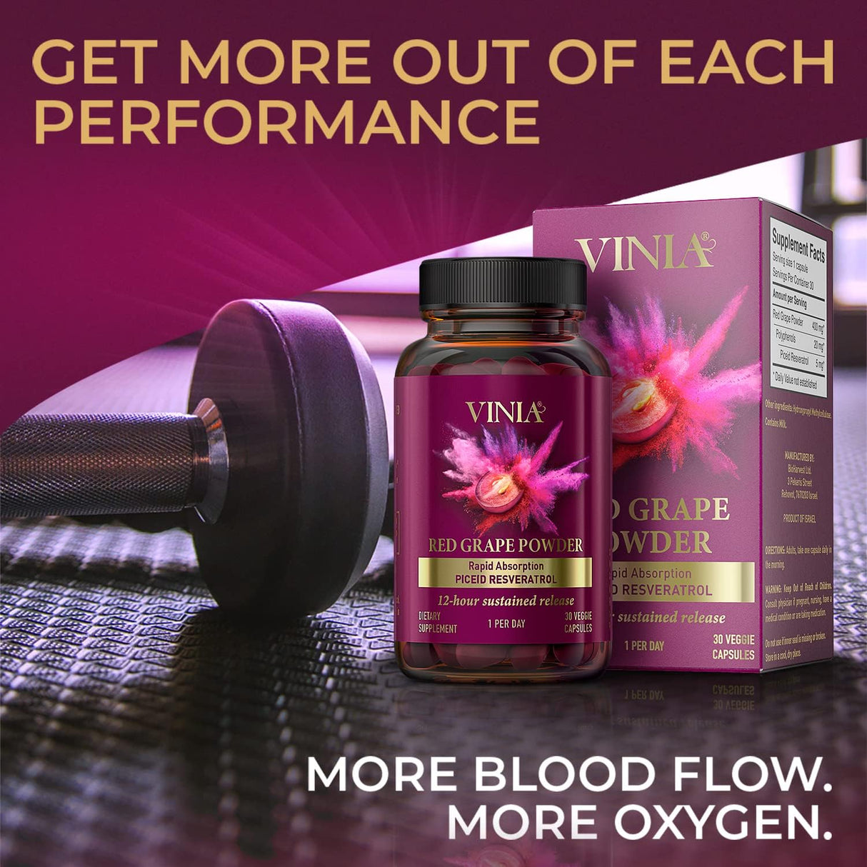 Suplementos Alimenticios Resveratrol de piceida de absorción