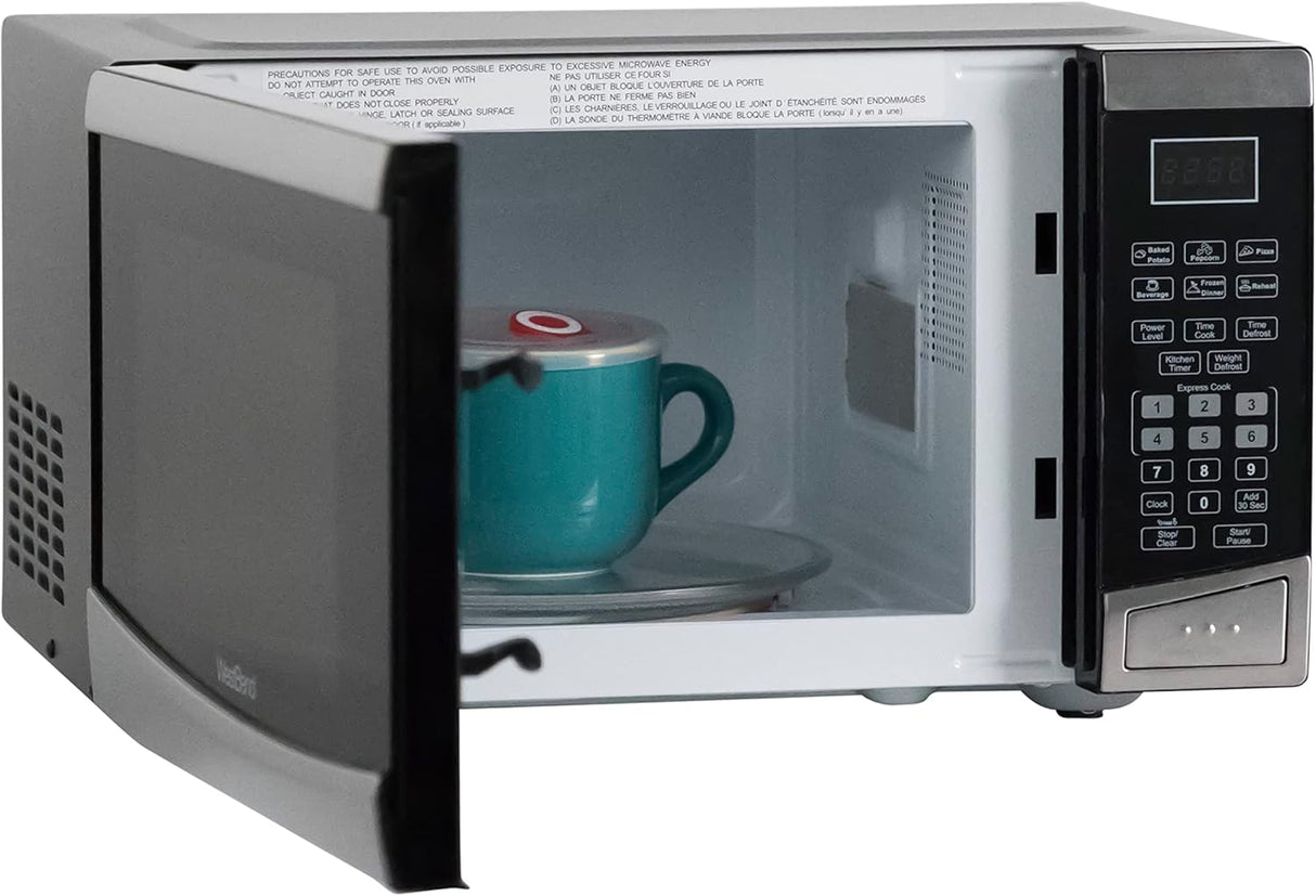 Microondas West Bend WBMW92S 900W, 6 ajustes, panel electrónico