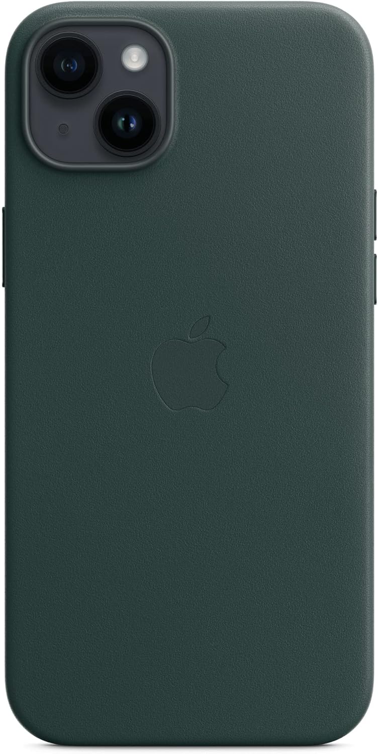Apple Funda de cuero para iPhone 14 Plus con MagSafe - Verde bosque