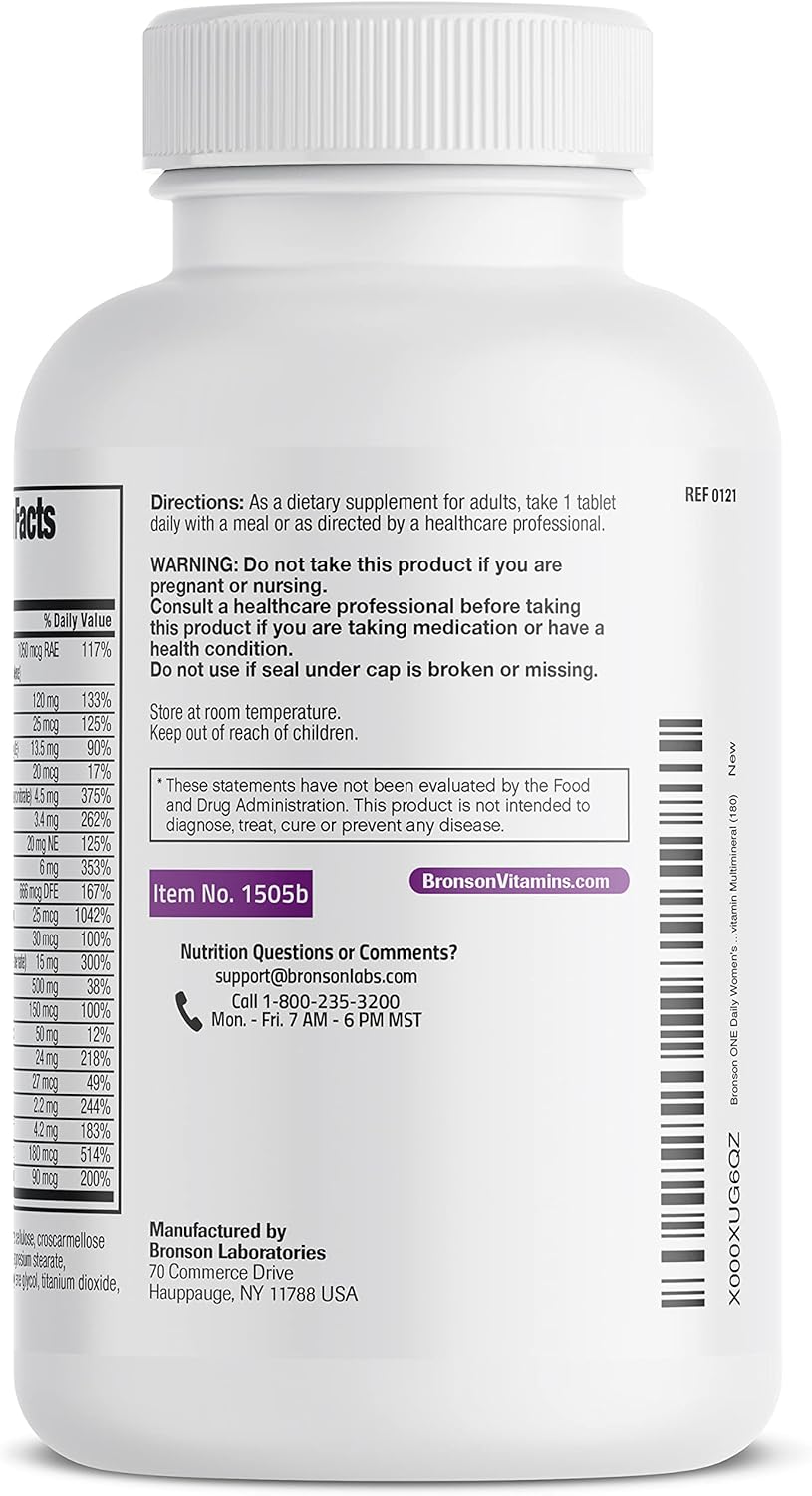 Suplementos Bronson ONE Daily Multivitamínico Multimineral