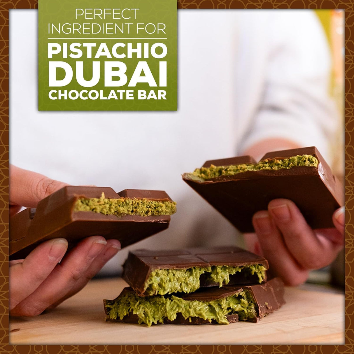 Kataifi GAZIO 500 gr, masa para Knafeh y chocolate pistacho