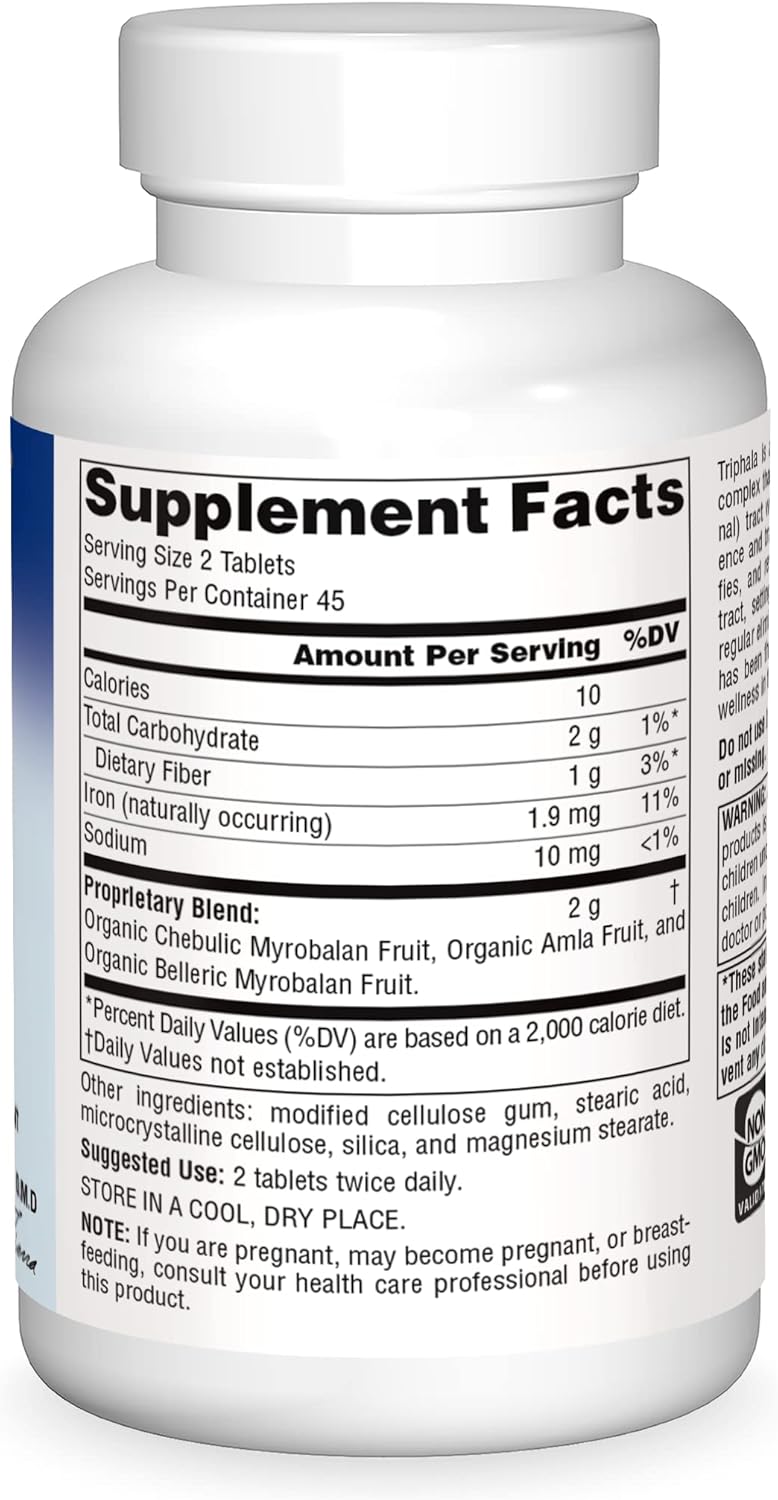 Suplemento Triphala 1000mg 90 Tabletas