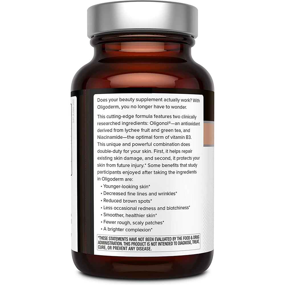 Suplemento niacinamida de apoyo para la piel con oligonol