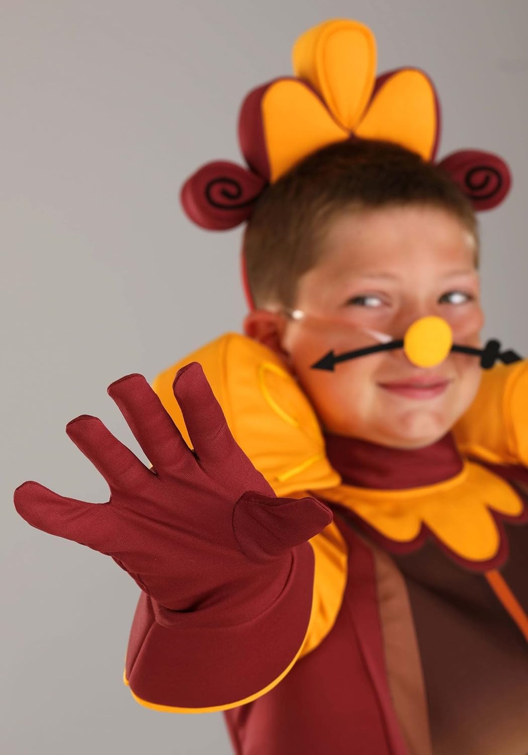 Disfraz de la Bella y la Bestia Cogsworth para niños XL