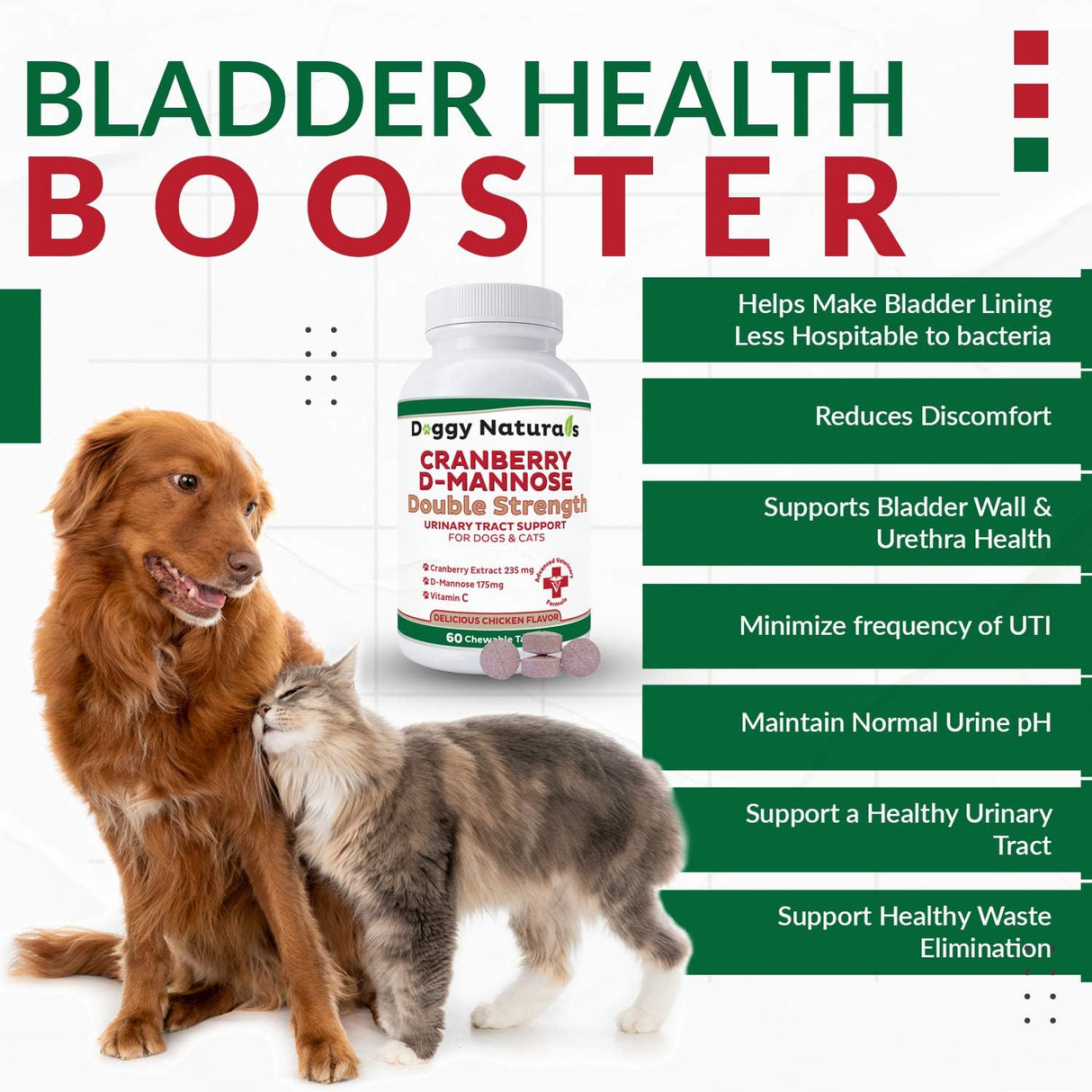 Vitaminas soporte para infecciones del tracto urinario