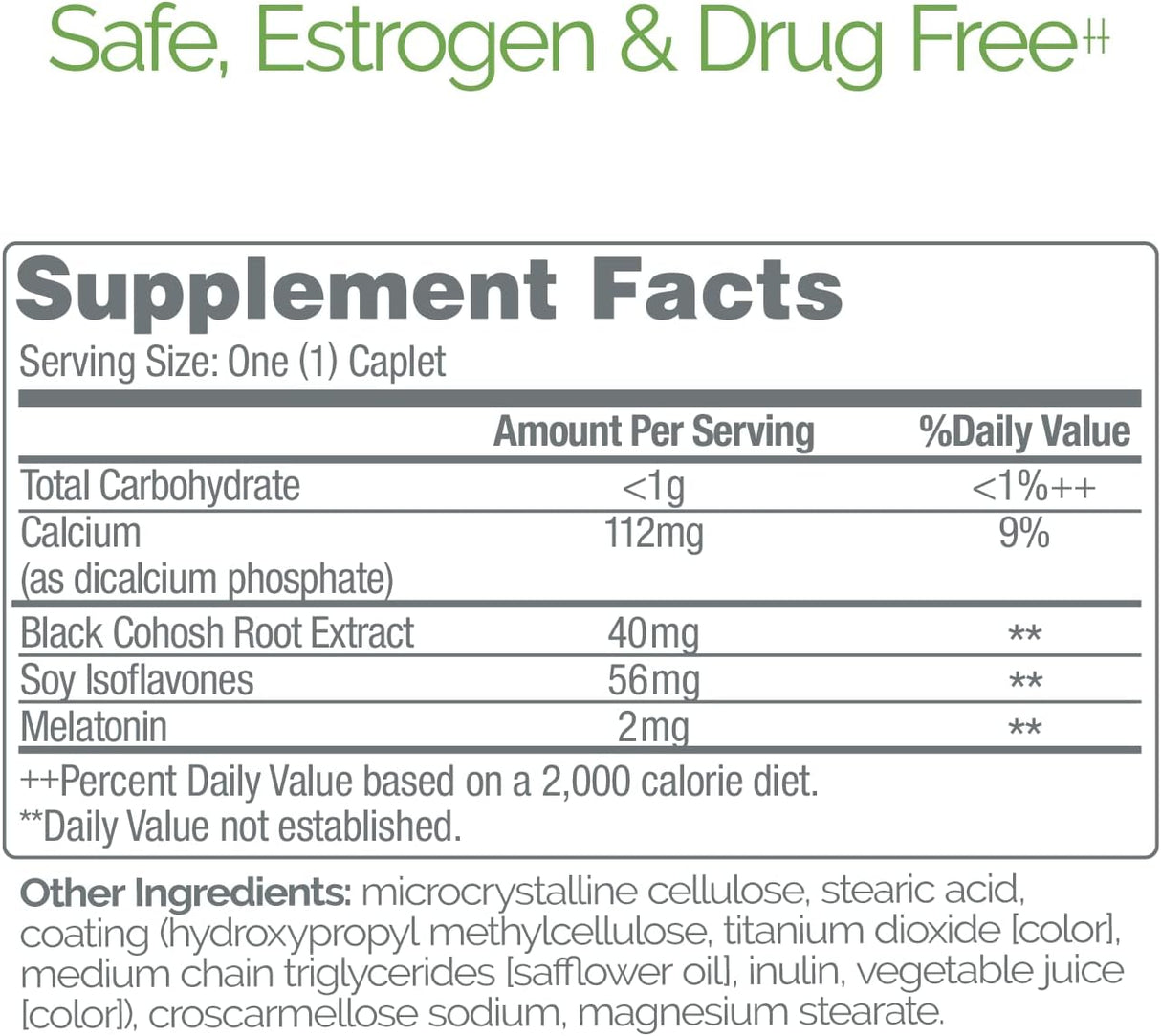 Estroven nocturno Multi Síntoma la Menopausia Alivio