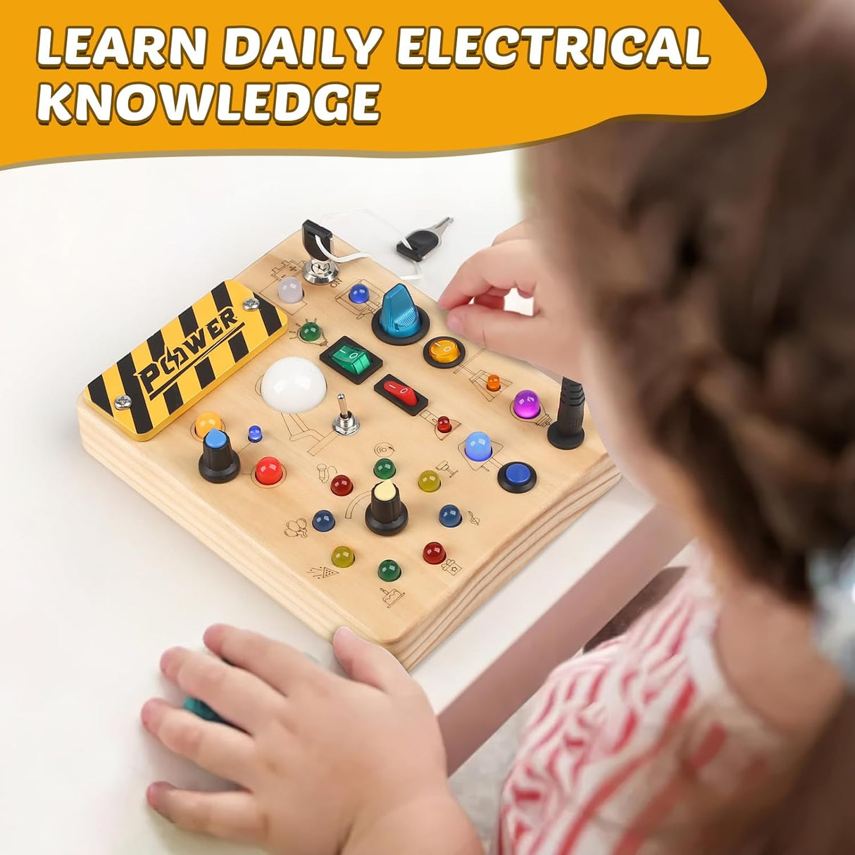 Tablero Sensorial Joyreal Montessori para Niños de 1 a 6 Años