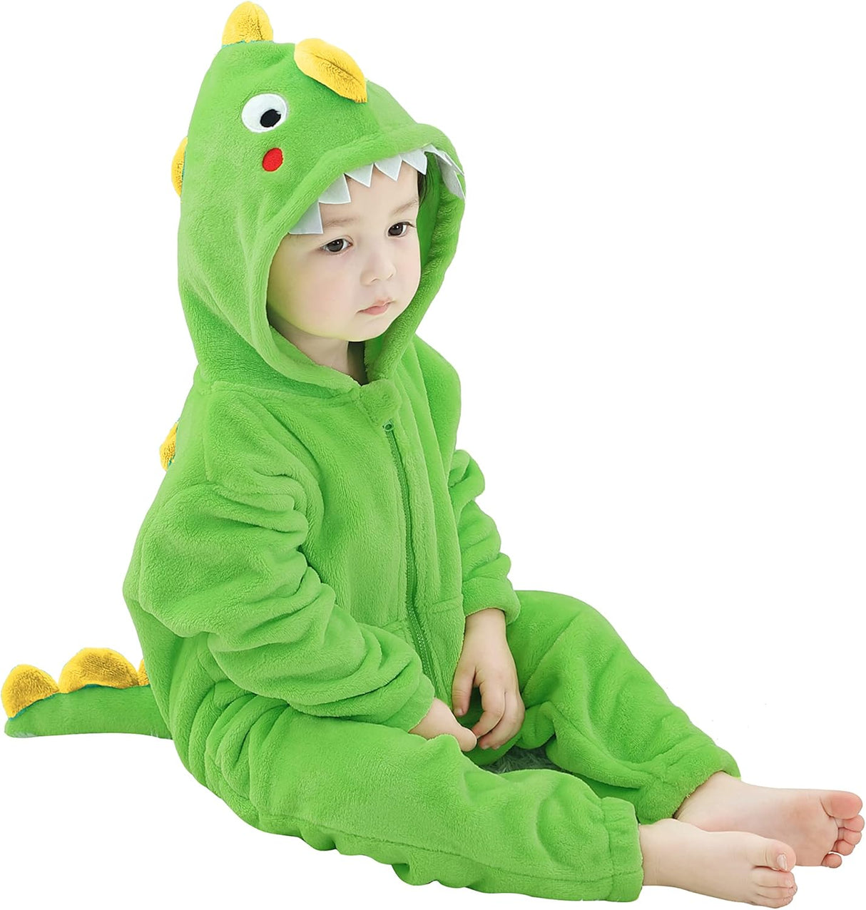 Disfraz de tiburón para niños LOLANTA, suave, unisex, jumpsuit