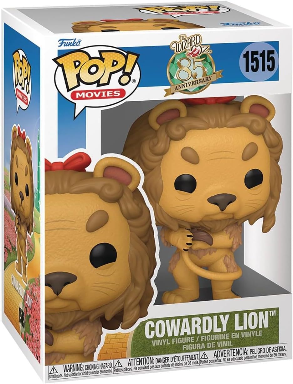 Figurita Cowardly Lion Funko 85 Aniversario, 3.75 pulgadas