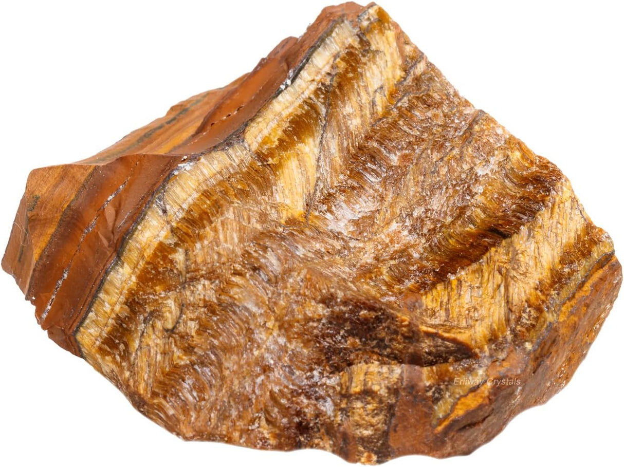 Cristales de Ojo de Tigre Naturales, Grandes y Sin Pulir